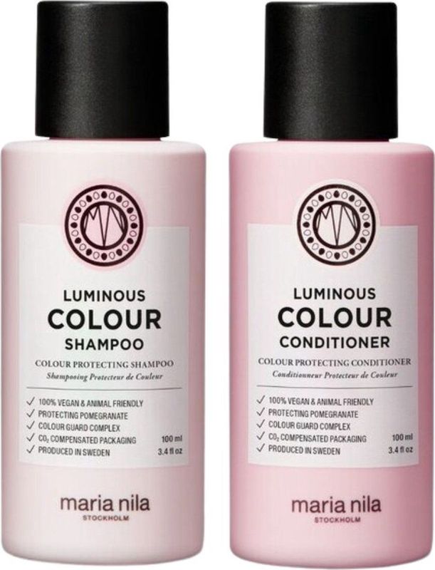 Maria Nila - Luminous Colour Duo - Shampoo en Conditioner - 2x100ml