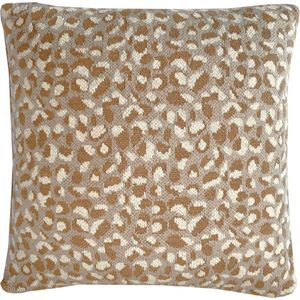 Primitive dot knitted cushion fudge