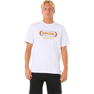Rip Curl Surf Revival Yo Mumma T-shirt Met Korte Mouwen Wit S Man