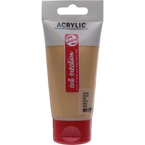 Acrylverf tac 801 goud tube 75ml | Tube a 75 milliliter