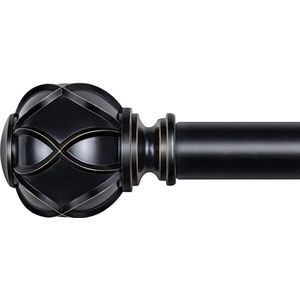Dailysuppliess Gordijnroede - Gordijnrail - Extra Stevig - Zwart