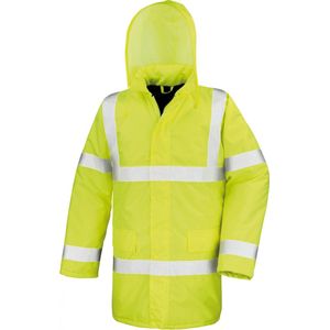 Regatta High Vis Motorway Coat RT218X - Fluorescent Yellow - XXL