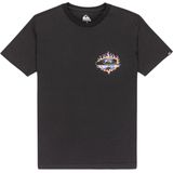 Quiksilver - Ev In Flames - T-shirt - Zwart - Korte Mouwen - Jongens