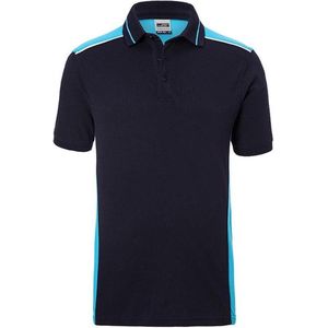 James and Nicholson Heren Werkkleding niveau 2 Polo (Marine / Turquoise)