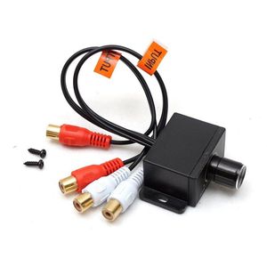 Universal Car Volume Control Knob Level Volume Adjuster Amplifier RCA Adapter
