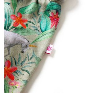 vidaXL - Kindershorts - met - trekkoord - 92 - lichtkaki