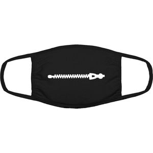 Shut up, grappig mondkapje | gezichtsmasker | bescherming | bedrukt | logo | Zwart  mondmasker van katoen, uitwasbaar & herbruikbaar. Geschikt voor OV