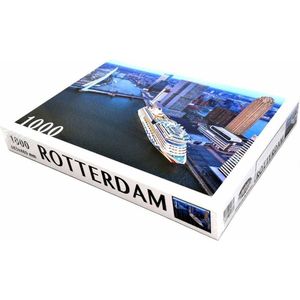 Leg puzzel 1000 stukjes Rotterdam Cruise terminal Aida