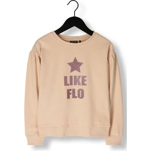Like FLO Sweater Crewneck Truien & Vesten Meisjes - Sweater - Hoodie - Vest- Lichtroze - Maat 152