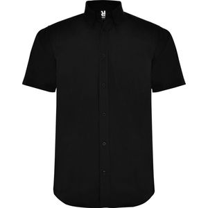 Zwart overhemd met korte mouwen Roly Aifos maat S