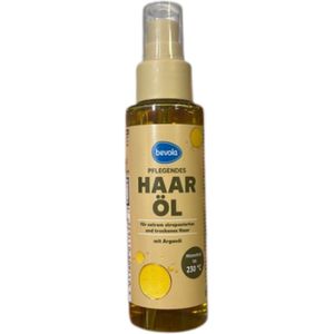 Bevola Haarolie - Verzorgende Olie | 1x 100ml - Met Arganolie | Hittebescherming tot 230 graden celsius