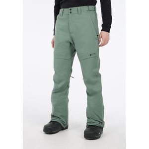 Protest Prtkvitis - Skibroek Heren - Waterafstotende afwerking - Verstelbare schouderbanden - Waterkolom 20K – Aspen Green