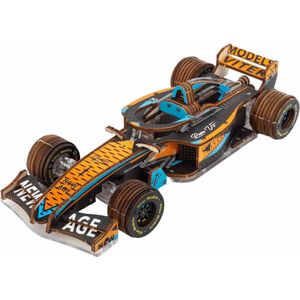 Veter Models 3D Modelbouwpakket Racer V3, AKV-15, Geel/Aqua, 17x7x4cm