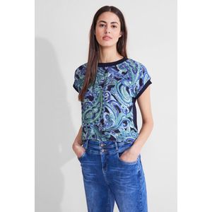 Street One - A321159 - LTD QR printed mat-mix shirt