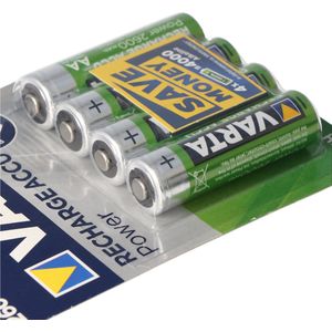 Varta Ready2Use 2600 mAh Mignon AA-batterijen 4-pack inclusief AccuCell-batterijbox
