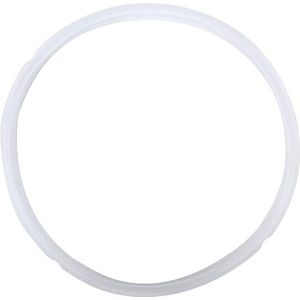 Siliconen afdichtring voor 5/6 Qt drukgereedschap - levensmiddelen geschikt - thuis restaurantkeuken - wit 8Qt .