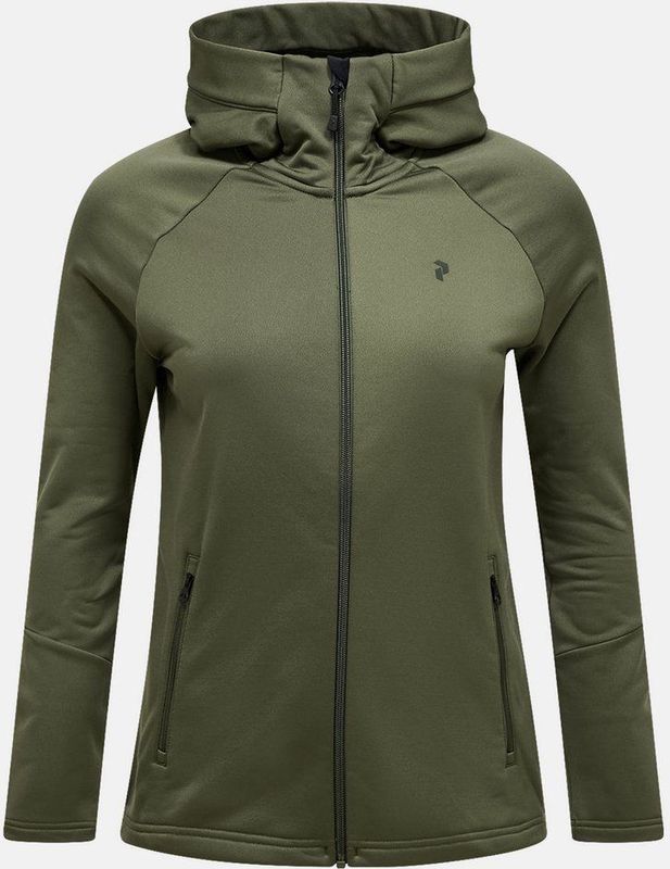 Peak Performance W Rider Essentials Zip Hood - - Outdoor Kleding - Fleeces en Truien - Fleece