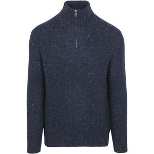 McGregor Half Zip Trui Merinowol Navy - Maat XXL - Heren - Pullovers