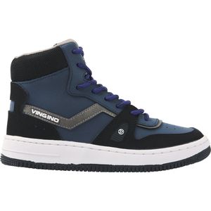 Vingino Rens mid Sneaker - Jongens - Blue-black - Maat 30