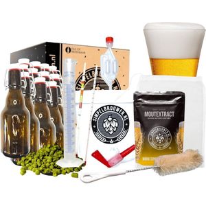 SIMPELBROUWEN® - Compleet Tripel - Bierbrouwpakket - Zelf bier brouwen pakket - Startpakket - Gadgets Mannen - Cadeau - Cadeau voor Mannen en Vrouwen - Bier - Verjaardag - Cadeau voor man - Verjaardag Cadeau Mannen
