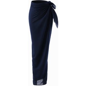 Emilie collection - pareo - marineblauw - lang - viscose mix