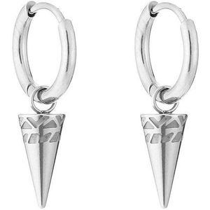 Oorbellen Bali Torch - Zilver - Stainless Steel - Oorringen - Minimalistic jewelry
