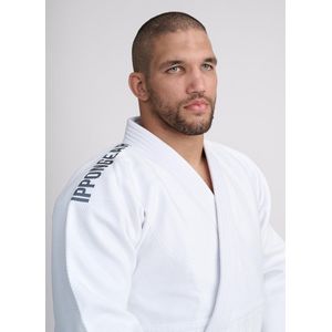 Ippon Gear Fighter 2 Witte jas slimfit (Maat: 175)