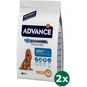 2x3 kg Advance medium adult hondenvoer