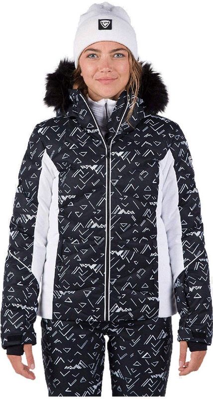 Rossignol - Staci Print - Puffy Jas - Zwart - Dames