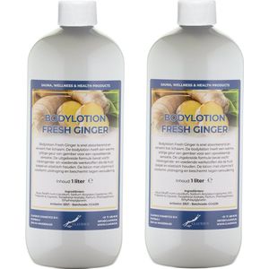 Bodylotion Fresh Ginger 1 Liter - set van 2 stuks