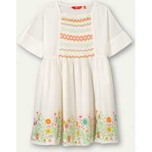 Oilily Donica - Jurk - Meisjes - Wit - 92/2T