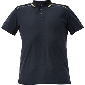 Knoxfield polo-shirt antraciet/geel XL