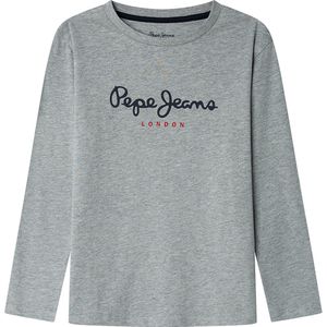 Pepe Jeans - PB5000027 - T-shirt - Wit - Lange Mouwen - Casual - Katoen