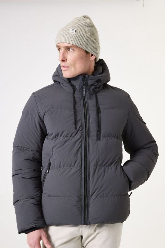 Garcia gewatteerde jas antraciet