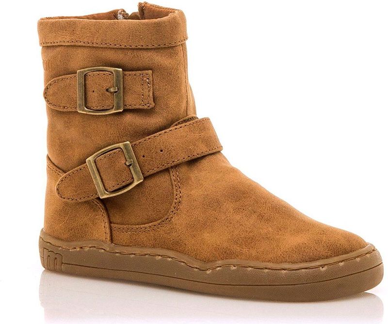 Mtng - Free 49314 - Enkellaarsjes - Bruin - Bikerstijl