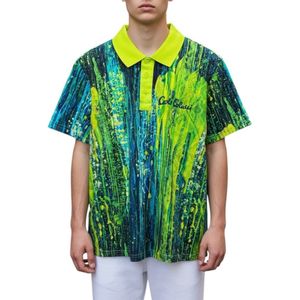 Carlo Colucci Heren Polo Geel C4119/181