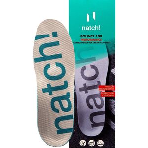 Natch! Bounce Unisex Sneaker Inlegzolen - Zwart - 44