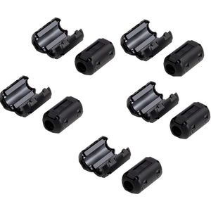 10x EMI RFI ontstoringsfilter ferrietkern vouwferriet voor kabel 5 mm kabelclip