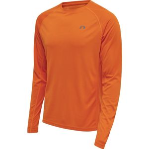 Newline - Core Running - T-shirt - Heren - Lange Mouwen - Reflecterende Logo-opdruk