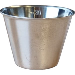 Per 10 stuks - Premis - RVS Medicijnbeker 30 cc hoog