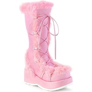 DemoniaCult - CUBBY-311 Plateau Laarzen - US 8 - 38 Shoes - Roze