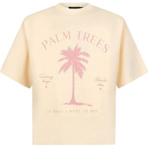 T-shirt - Palm Trees - Oversized - Zomer