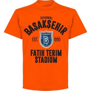 Istanbul Basaksehir Established T-shirt - Oranje - 4XL