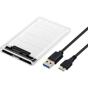 Transparante HDD Behuizing - 2.5 Inch - USB 3.0