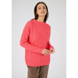 Damart - Trui met opstaande halfhoge kraag gebreid Thermolactyl - Vrouwen - Roze - M