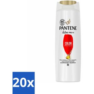 20 x Pantene - Shampoo - Color Protect Volume - Kleurbehoud en Volume - Voor Gekleurd Haar - 225 ml - Gekleurd Haar Shampoo - Kleurbehoud Shampoo - Volume Shampoo - Pro-V Shampoo - Bescherming Voor Gekleurd Haar