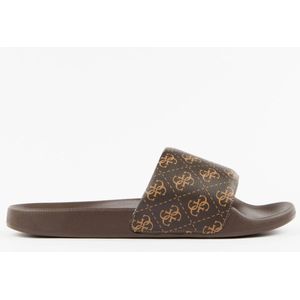 Guess - Slippers - Bruin - PVC - 100% Polyurethaan