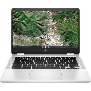 HP Chromebook x360 14a-ca0260nd 35,6 cm (14"") Touchscreen Full HD Intel® Pentium® Silver 4 GB 64 GB eMMC Wi-Fi 5 (802.11ac) Chrome OS Zilver