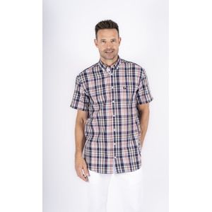 Pre End - Blouse Rome rood/blauw ruit 100367 KM - maatXXL