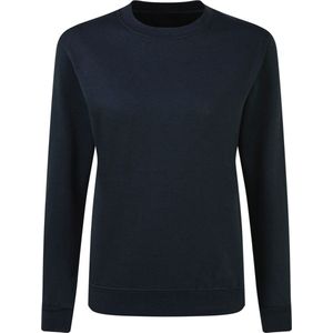 Donker Blauwe dames sweater Crew Neck merk SG maat XL